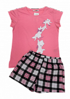 Пижама розовая женская